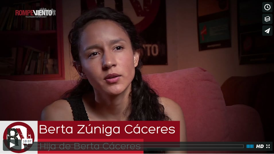 #Cápsula Seis meses sin Berta Cáceres (Entrevista)