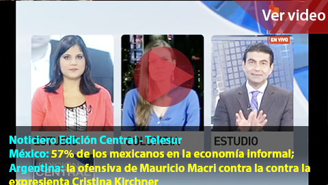 Telesur - Noticiero Edición Central - En Rompeviento TV - 03/11/16