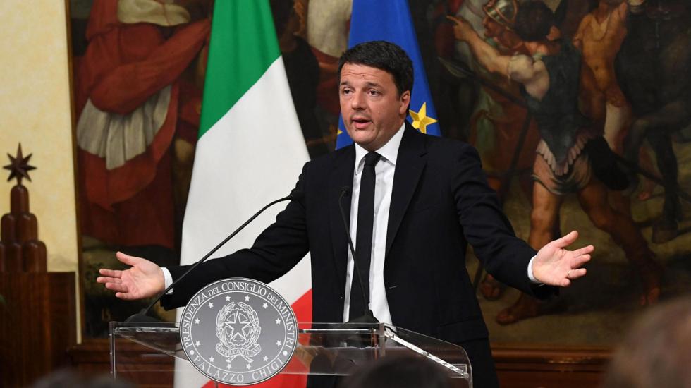Dimite primer ministro italiano tras perder referéndum