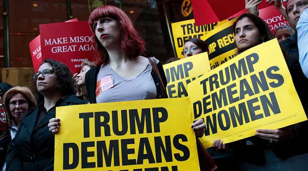 Marcharán mujeres contra Trump en Washington