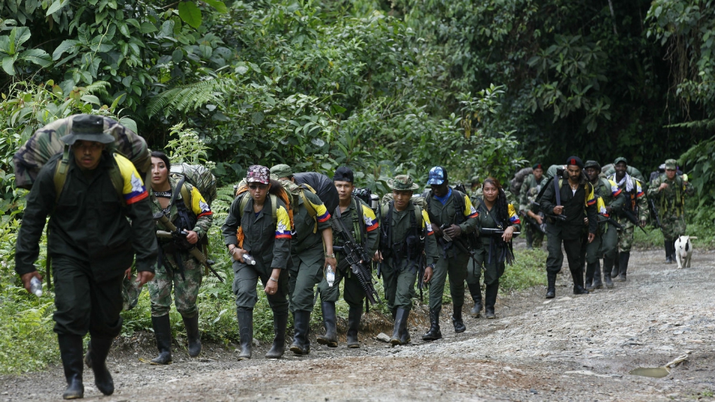 Se movilizan guerrilleros de las FARC hacia la paz