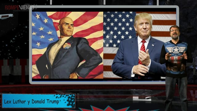 Santos Cómics - Lex Luthor y Donald Trump -  07/02/2017