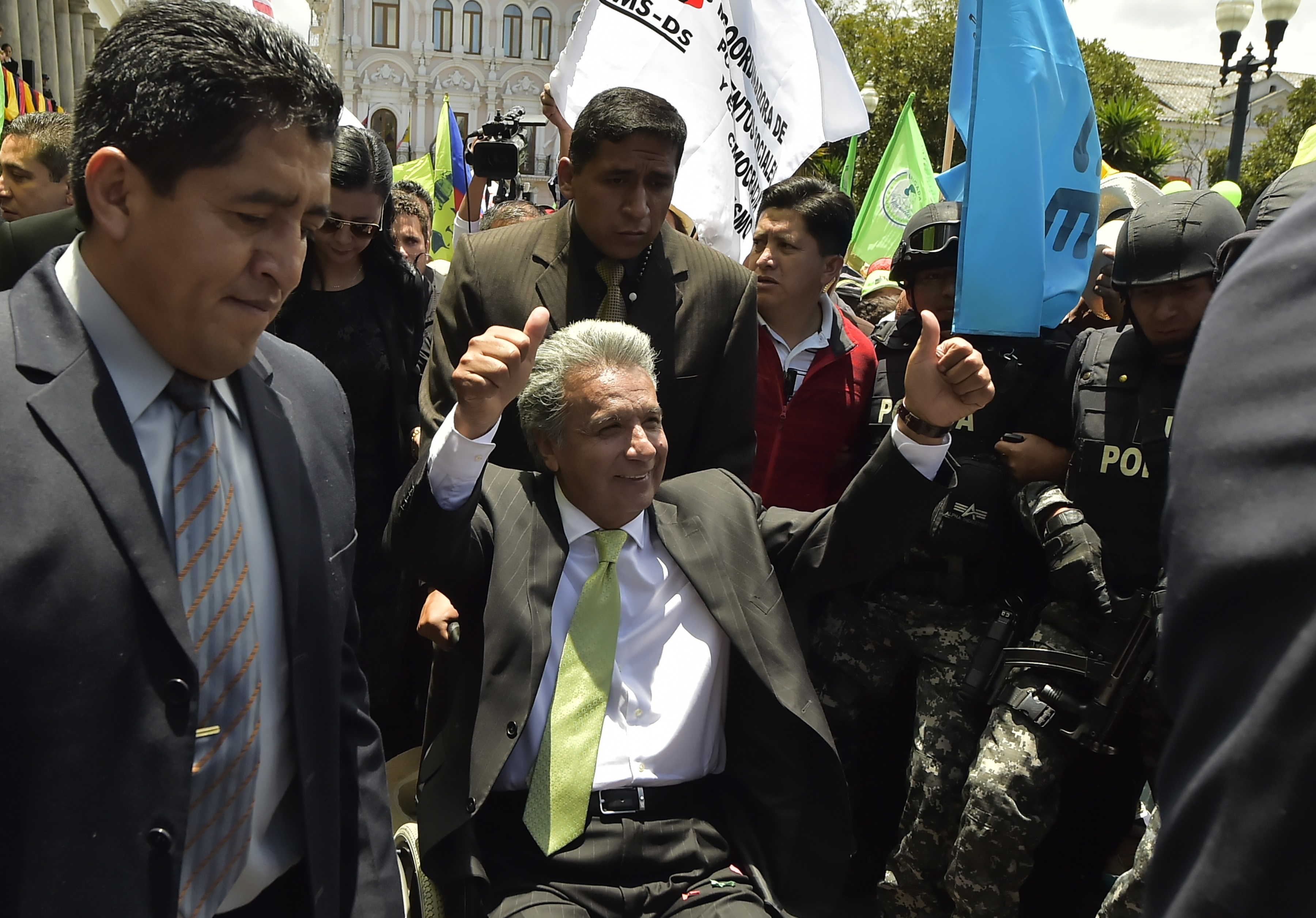 Lenín Moreno, ganador virtual de elecciones presidenciales en Ecuador