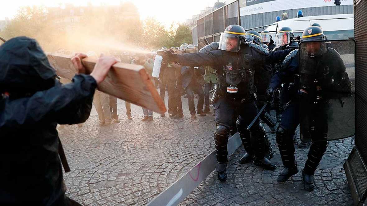 Detenidas 29 personas tras protestas por resultados electorales en Francia