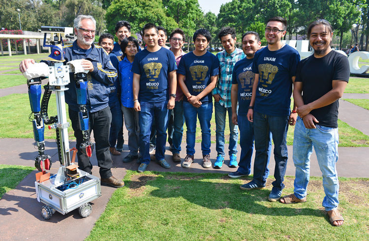 Competirán estudiantes de la UNAM en concurso de robótica en Japón