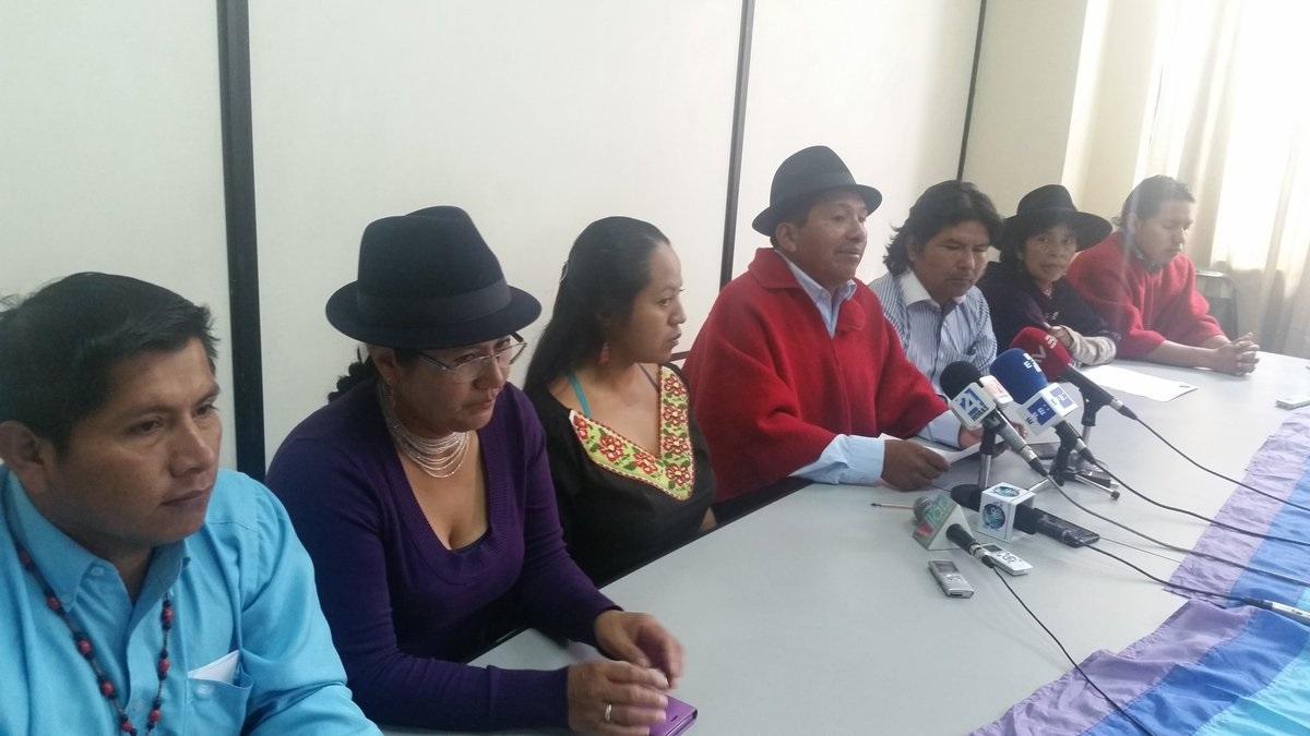 Exige Coanie respuesta para protección de activistas y dirigentes ecuatorianos
