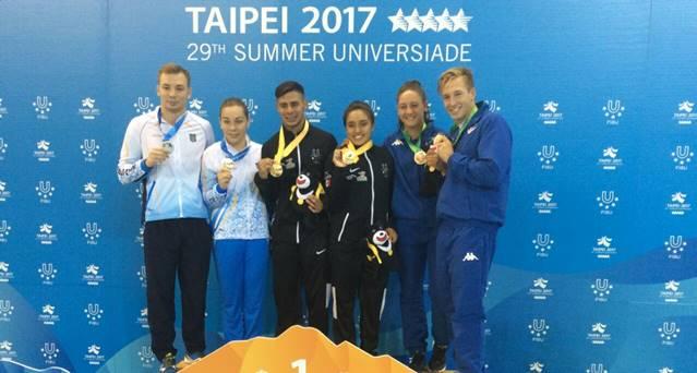 Obtiene delegación mexicana oro y bronce en Universiada Mundial 2017