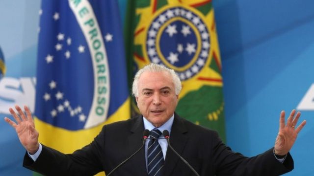 Rechaza Cámara de Diputados de Brasil investigar a Temer por corrupción