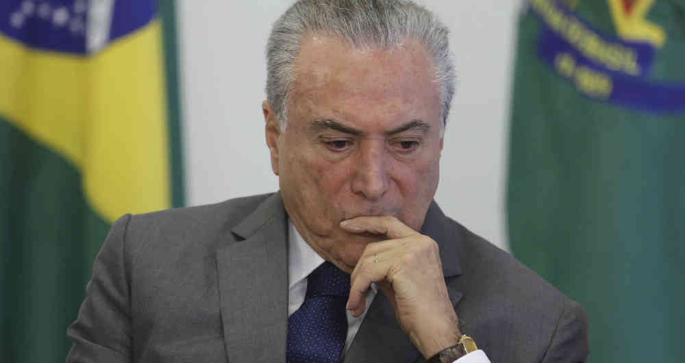 Autoriza Supremo Tribunal de Brasil investigar a Michel Temer por corrupción