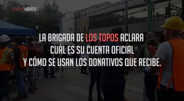 #SismoCDMX - La Brigada de los Topos aclara cuál es su cuenta oficial