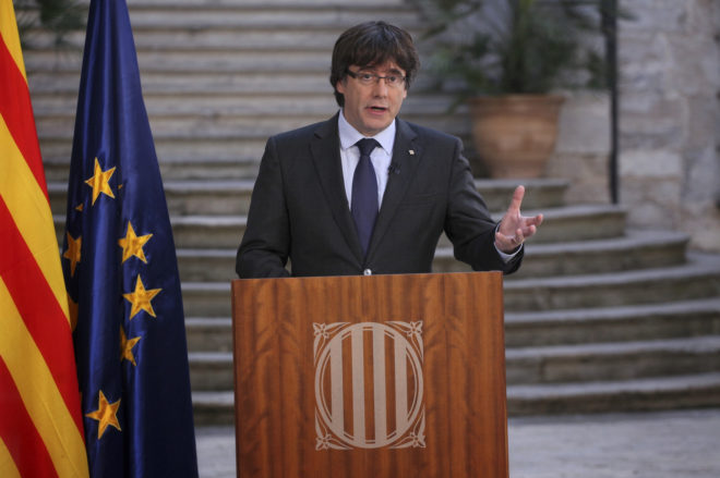 Acepta Puigdemont elecciones convocadas por Rajoy