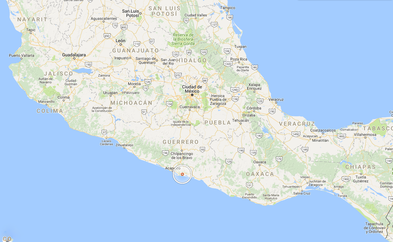 Registran sismo de magnitud 4.8 en San Marcos, Guerrero