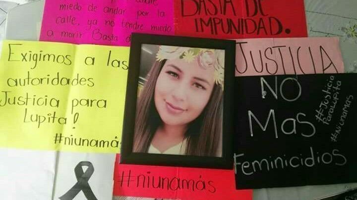 Lanzan petición en Change.org por feminicidio de Lupita en el Edomex