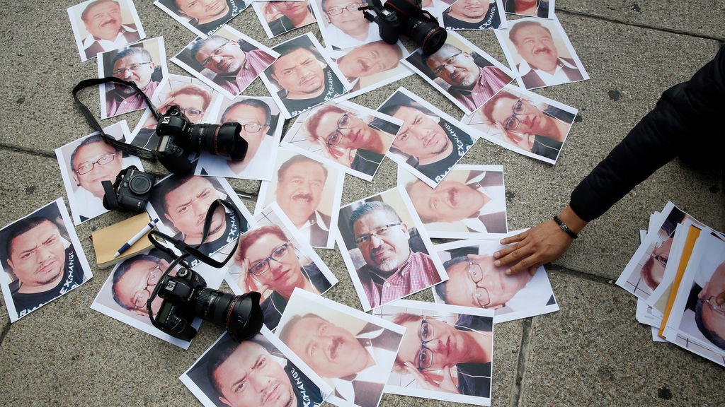 Las negras cifras en el día del periodista en México