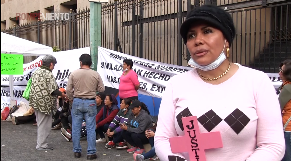 Realizan madres de desaparecidos huelga de hambre