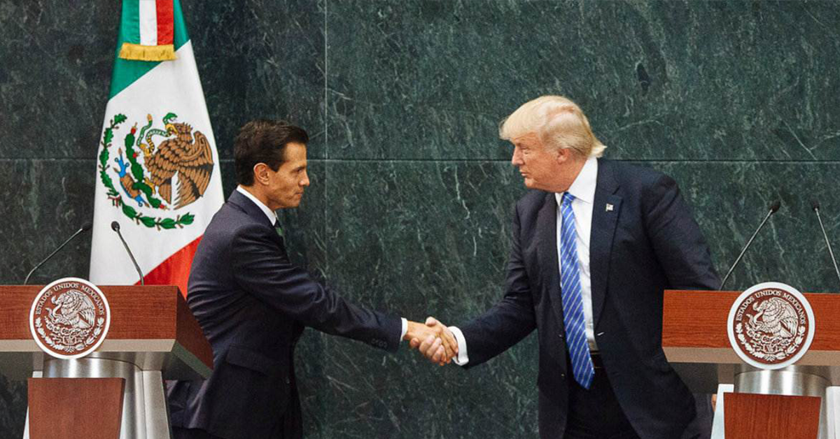 Anuncian reunión diplomática entre Peña Nieto y Donald Tump