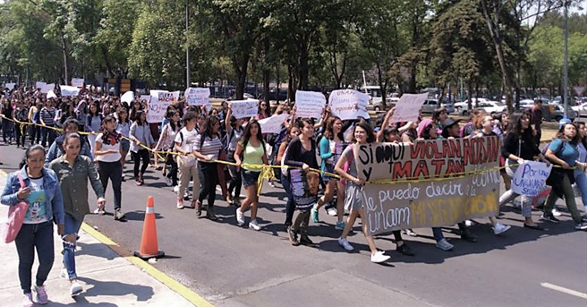 Se une a "paro feminista" la FCPyS contra violencia de género en la UNAM