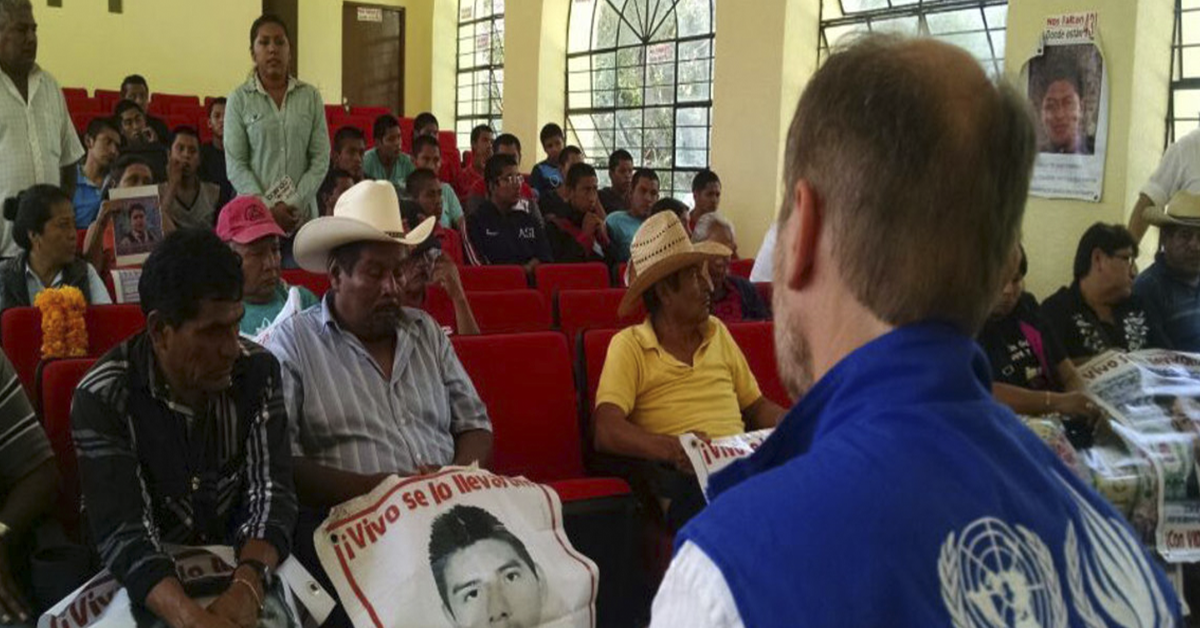 Reafirma ONU validez del informe sobre tortura en caso Ayotzinapa