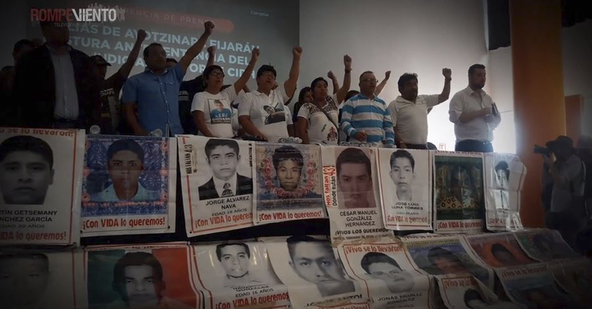 Exhorta ONU-DH al Estado a "enderezar" investigación del caso Ayotzinapa