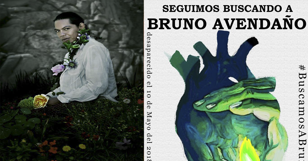 Convoca artista muxe a jornada de búsqueda por su hermano Bruno Avendaño y los desaparecidos en México