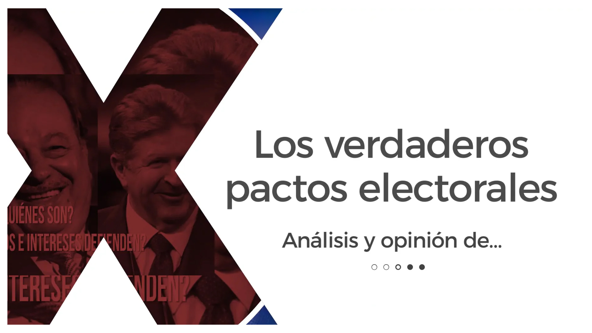 Video Opinión David Peña - Los verdaderos pactos electorales - 12/06/2018