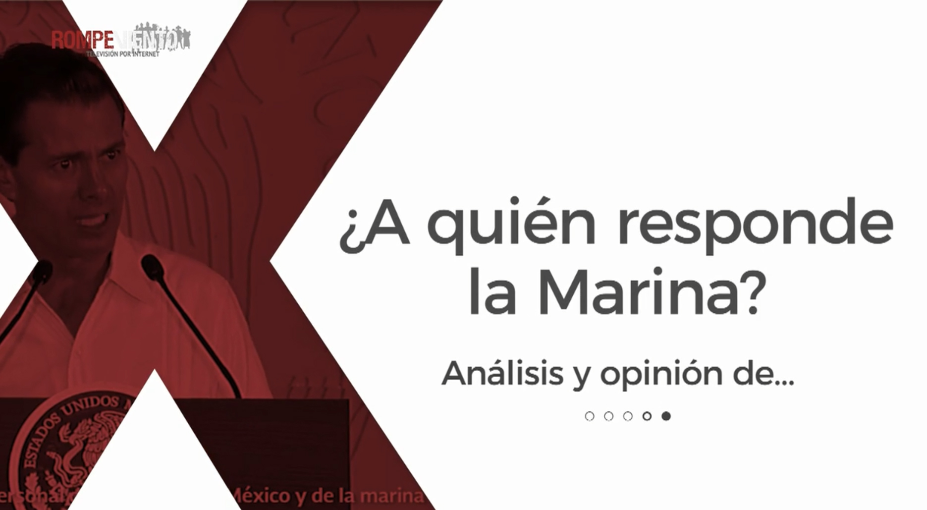 Video Opinión David Peña - ¿A quién responde la Marina? -  09/06/2018