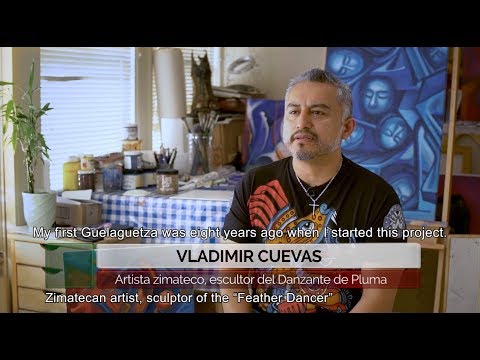 Danzante de Pluma - Exposición de Vladimir Cuevas (english subtitles)