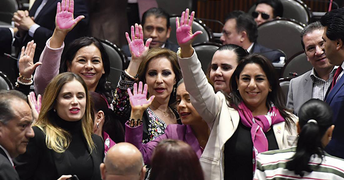Integración histórica de mujeres en el Congreso de México