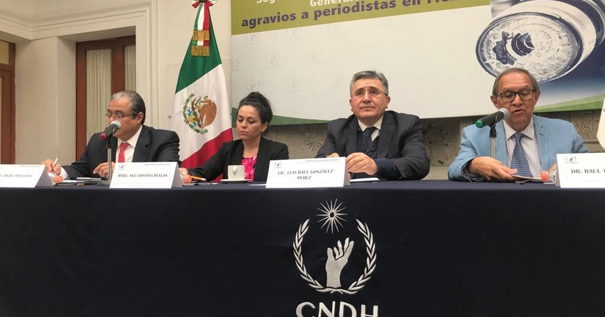 Administración de EPN desdeña la protección a periodistas: CNDH