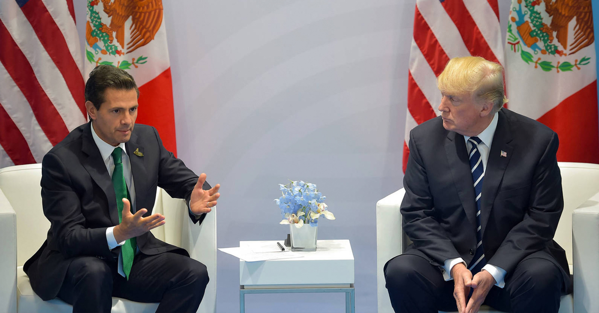 Confirman Peña Nieto y Trump acuerdos sobre TLCAN
