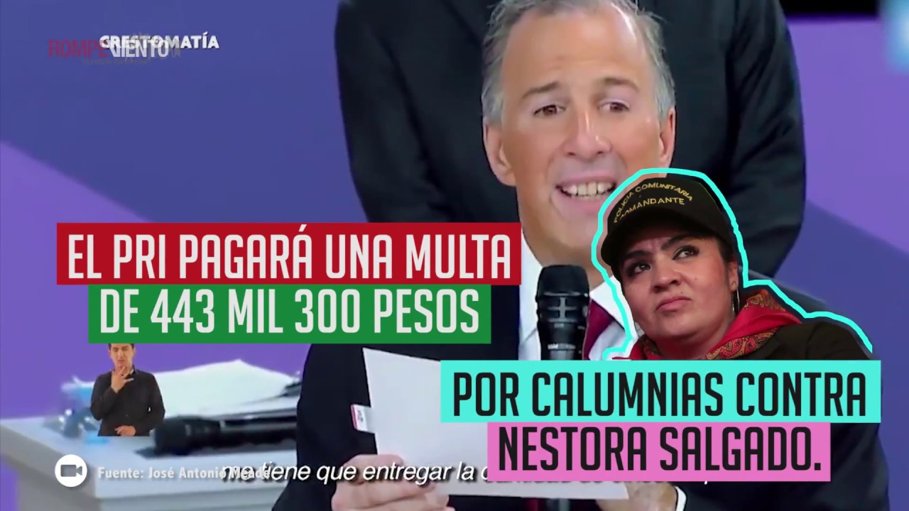 Videonota - Multa TEPJF al PRI por calumnias contra Nestora Salgado - 24/08/2018