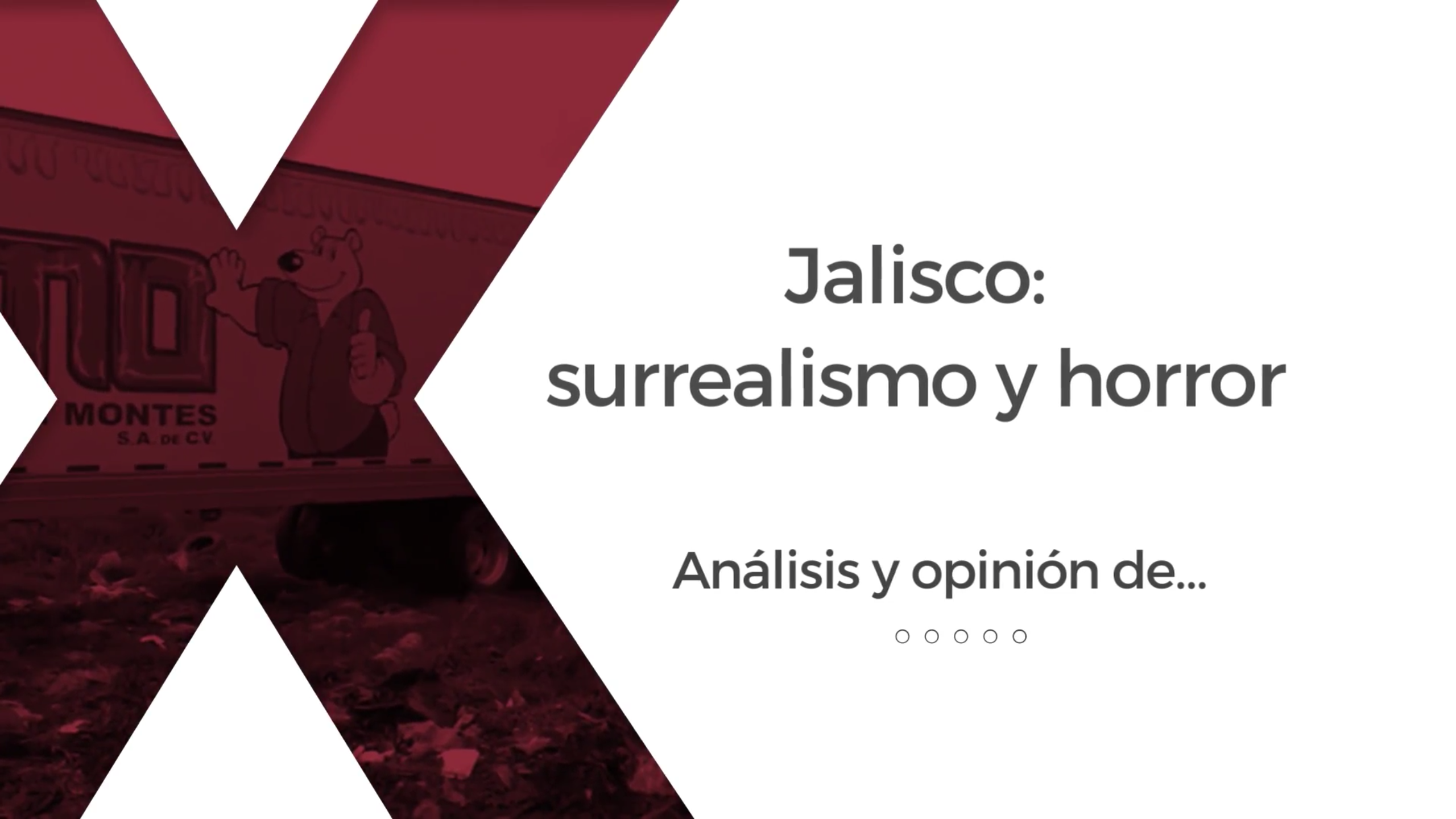 Video Opinión David Peña - Jalisco: surrealismo y horror - 18/09/2018