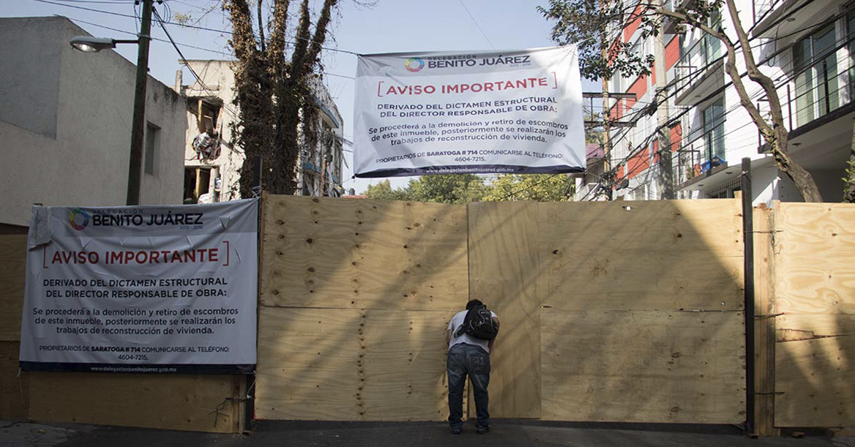 Suspenden permisos para nuevas construcciones en Benito Juárez e Iztacalco