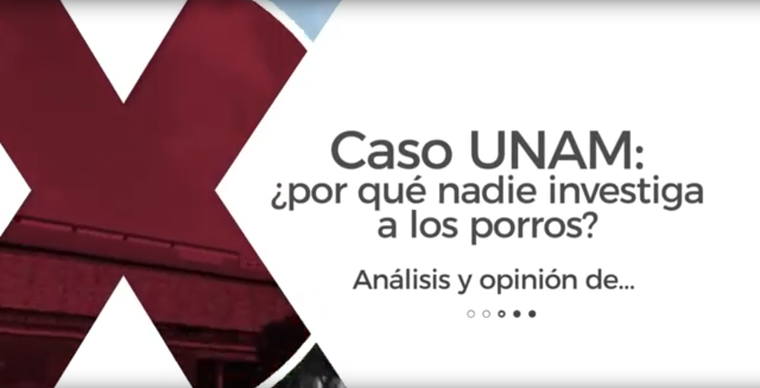 Video Opinión David Peña - Caso UNAM: ¿por qué nadie investiga a los porros?