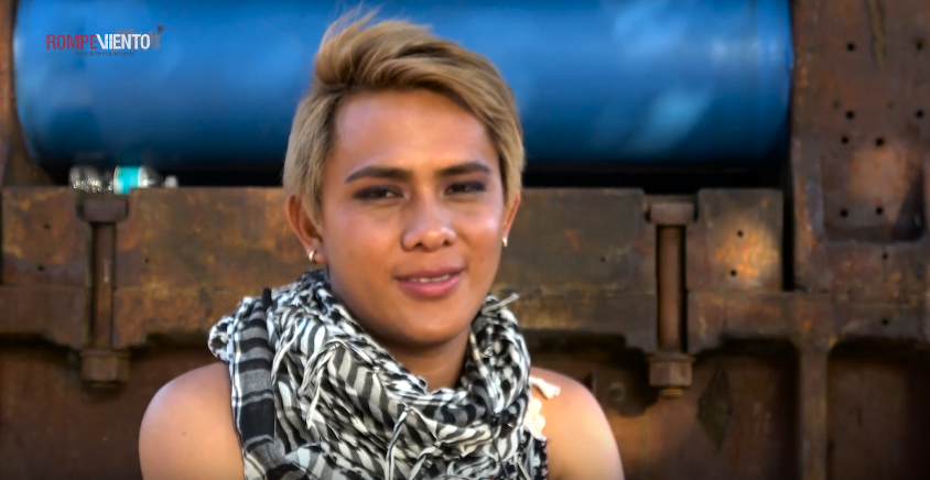 Valentina Guerrero, mujer trans en la Caravana Migrante