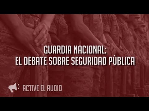 Guardia Nacional: El debate sobre seguridad pública