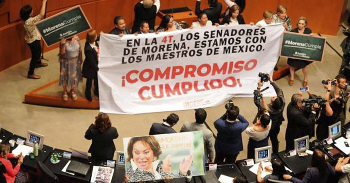 Anuncia CNTE movilizaciones tras aprobación de Reforma Educativa en comisiones del Senado