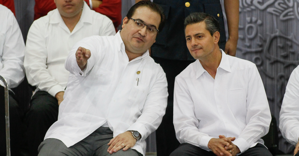 Ofrece Javier Duarte revelar pruebas contra Peña Nieto durante campaña electoral