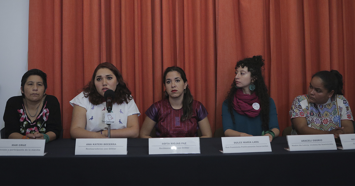 Denuncian colectivos feministas aumento de amenazas tras protestas y exigen alto a la violencia de género