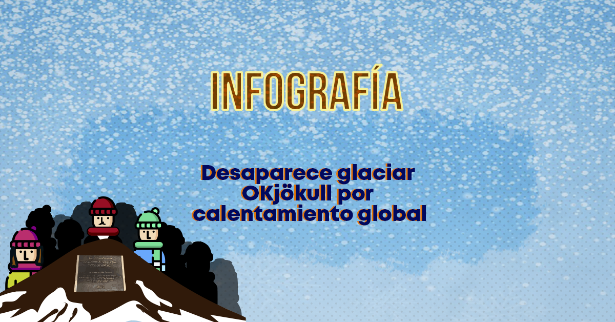 Desaparece glaciar Okjökull por calentamiento global