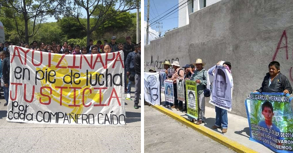 Exigen estudiantes entrega de videos sobre la desaparición de los 43 normalistas en Iguala