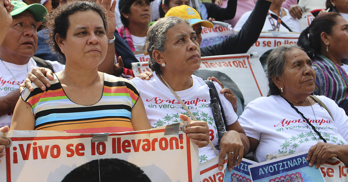 “Hay una luz de esperanza, pero no confiamos hasta ver a nuestros 43 hijos”, Ayotzinapa a 5 años