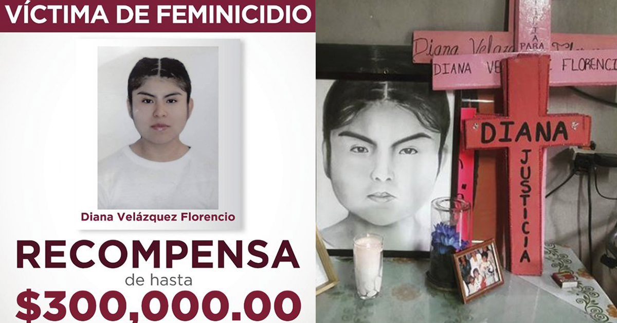Ofrecen recompensa de 300 mil pesos para encontrar al feminicida de Diana en Chimalhuacán