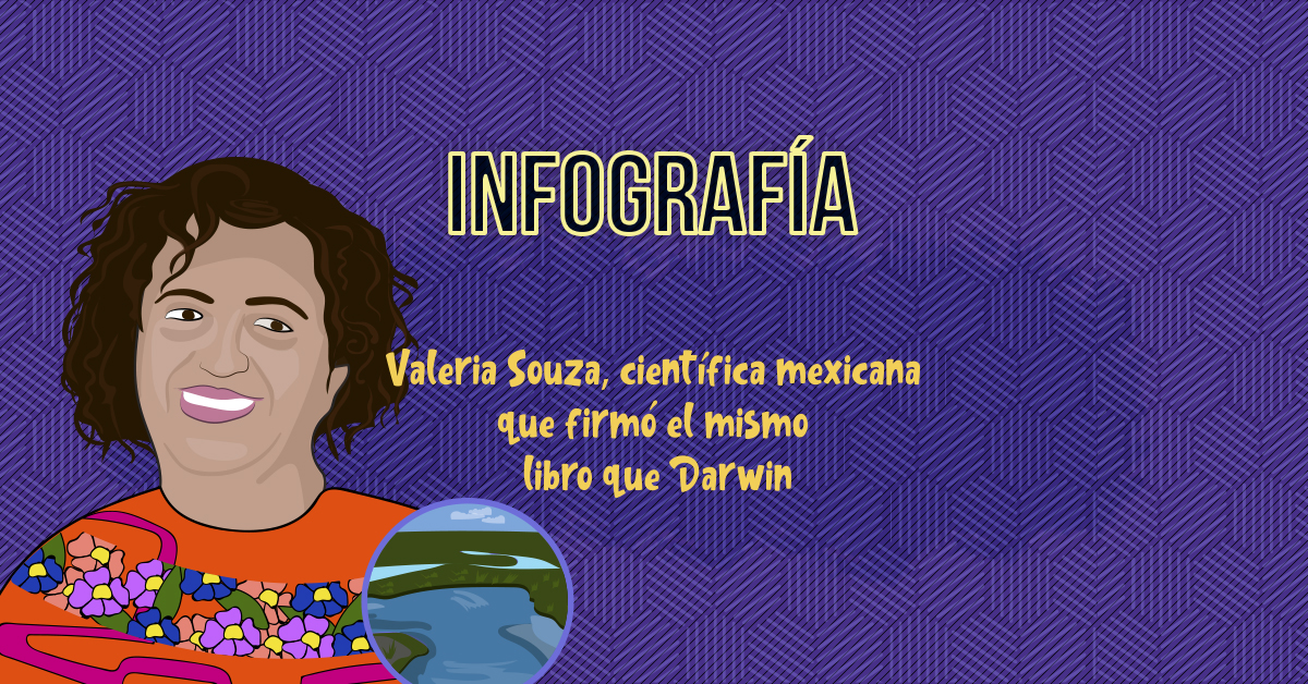 Valeria Souza, científica mexicana que firmó el mismo libro que Darwin
