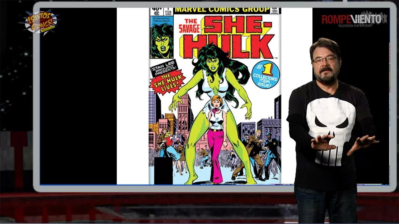 La mujer Hulk en Santos Cómics