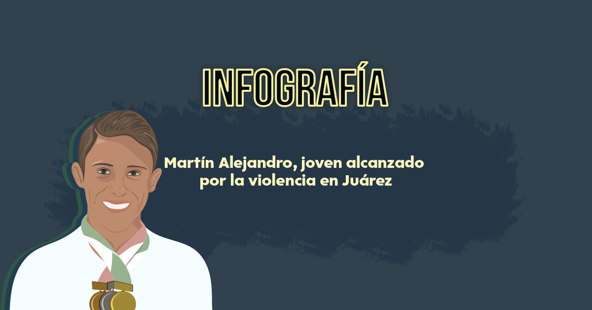 Martín Alejandro, joven alcanzado por la violencia en Juárez