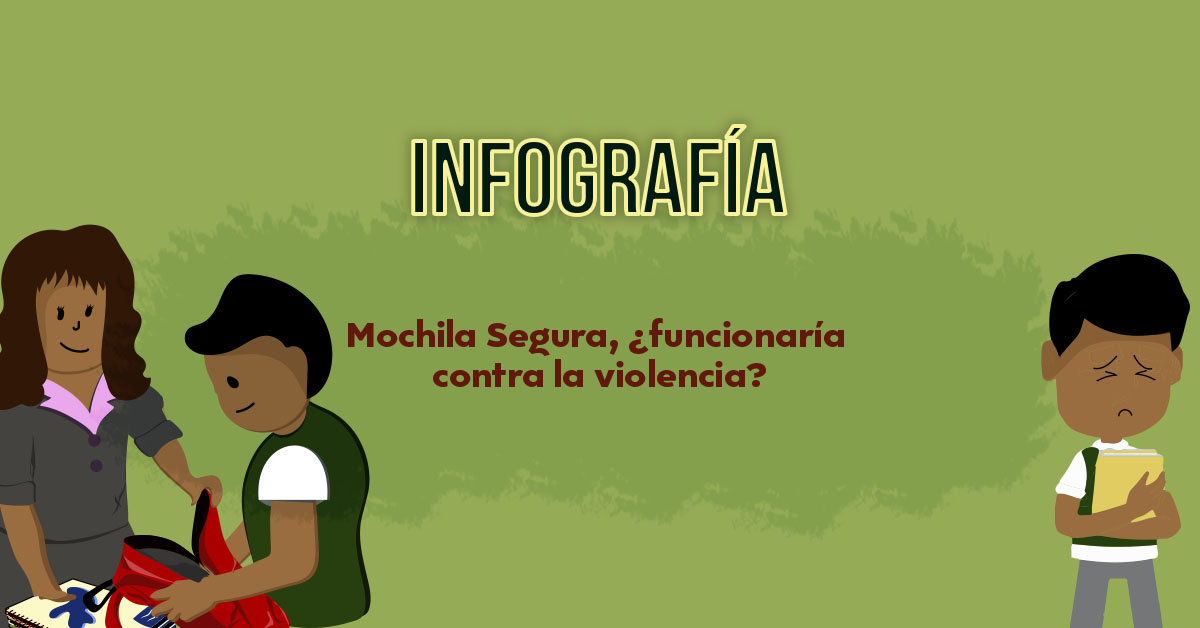 Mochila Segura, ¿funcionaría contra la violencia?