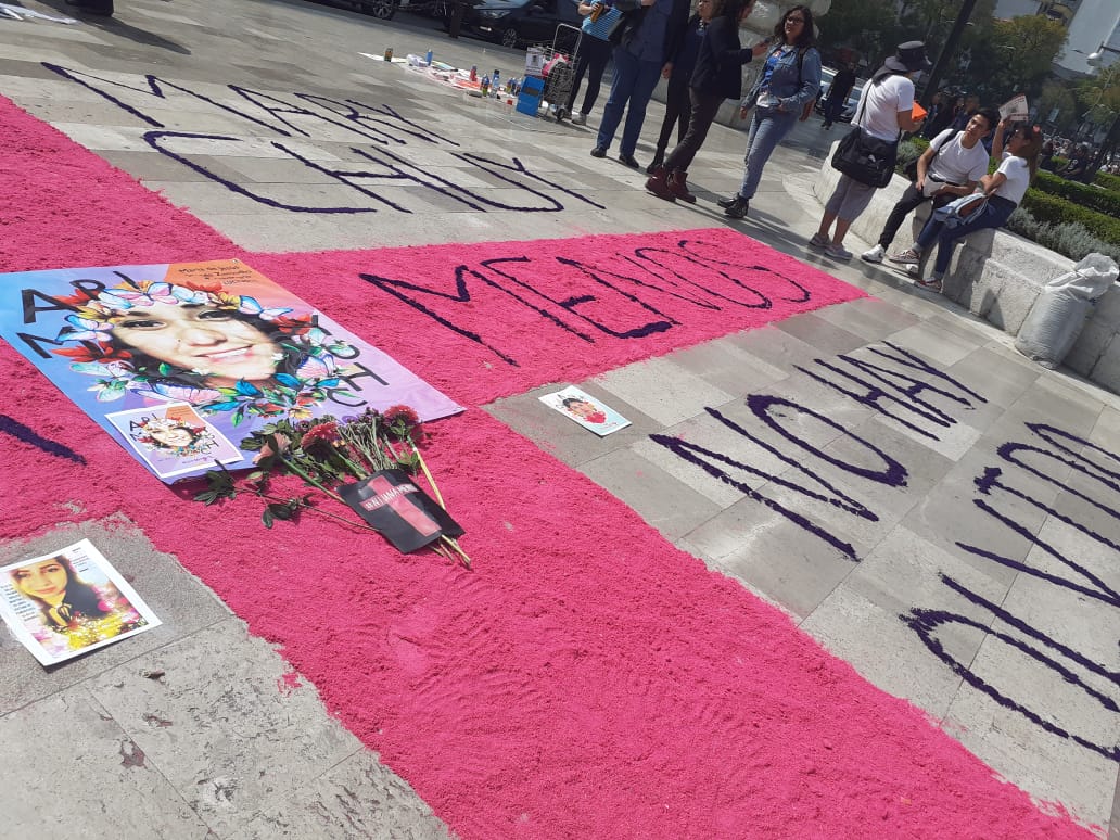 A 4 años del feminicidio de Marichuy, realizan homenaje y ofrenda para exigir justicia