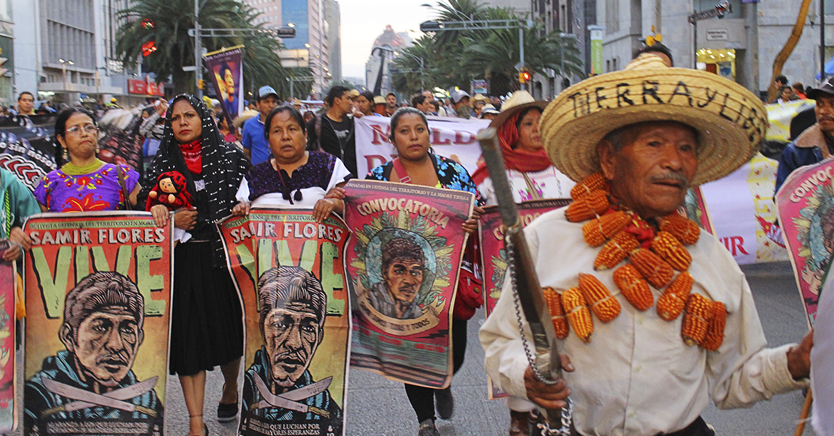 Samir Flores vive, pueblos indígenas reafirman su lucha contra megaproyectos
