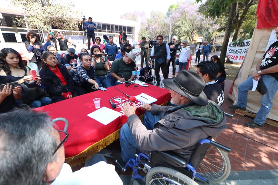 "Si quieren un cadáver en la Plaza Roja, lo van a tener": continúa la huelga de hambre de Edur Velascoen la UAM